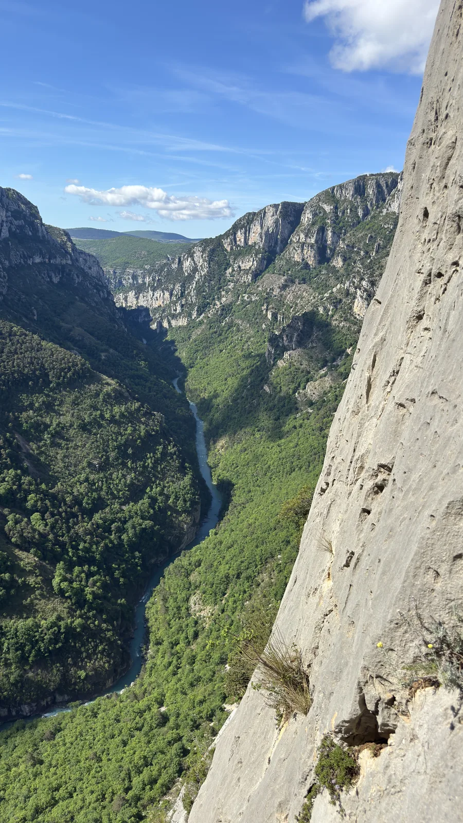 Verdon depuis paroi