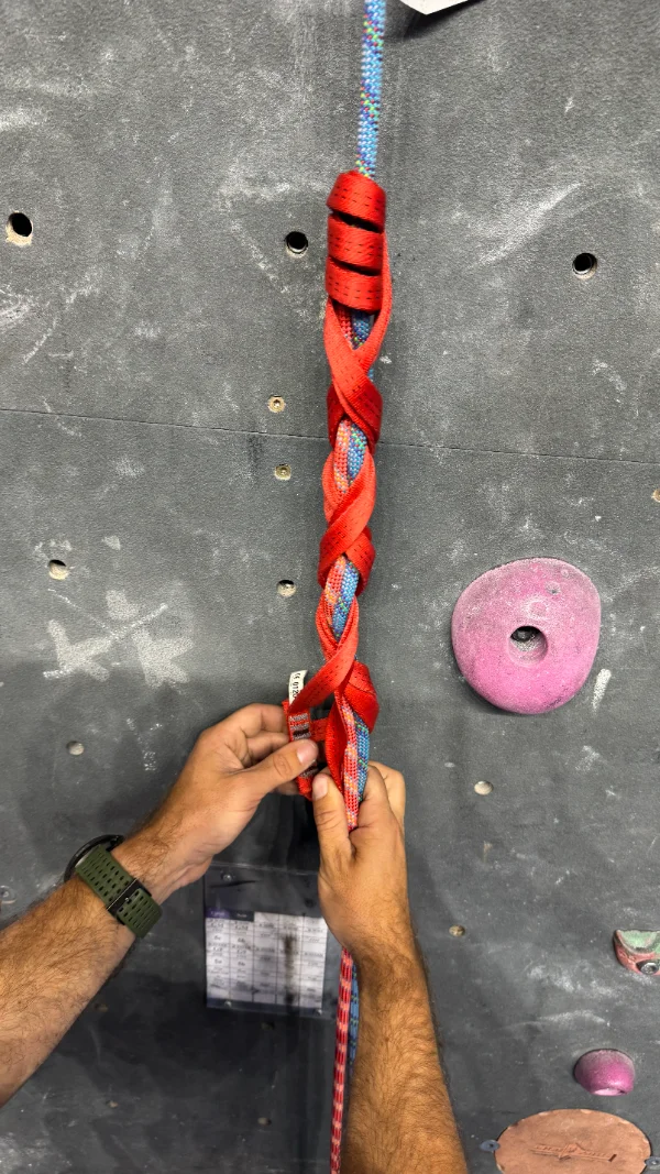 7. Machard tressé terminé — vue d'ensemble
