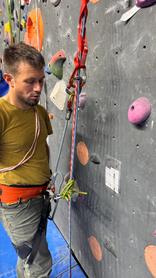 15. Vue d'ensemble du système en place — prêt pour la descente